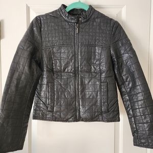 MAX JEANS LEATHER VEGAN JACKET
